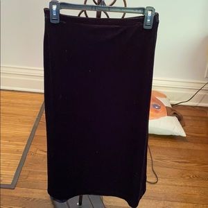 gap girl velvet maxi skirt elastic waist xxl 14-16